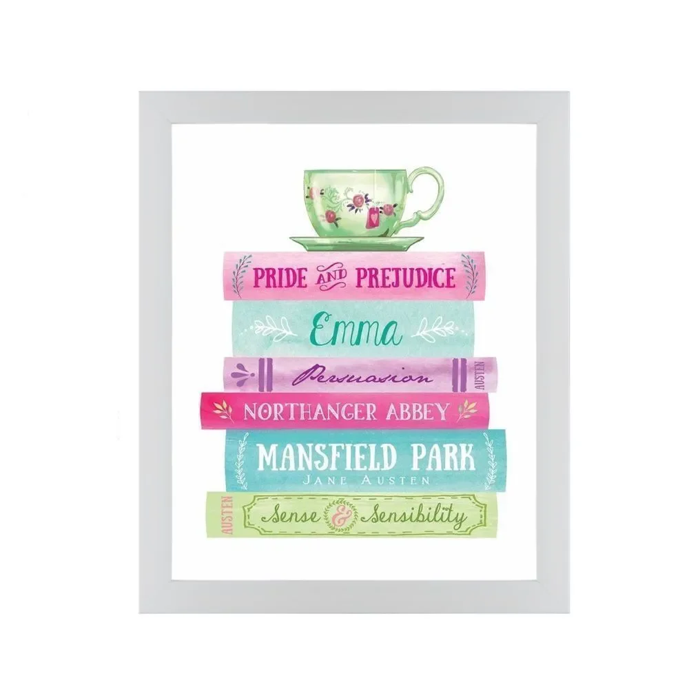 Jane Austen Book Stack Print - Picture 3 of 3
